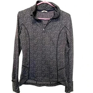 Mondetta Soft  Stretchy Pullover Zip Performance Jacket for Cooler Days